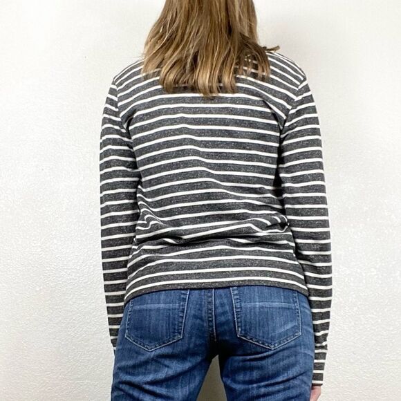 Obey Grey Anchor & Snake Striped Sweatshirt - Picture 2 of 7